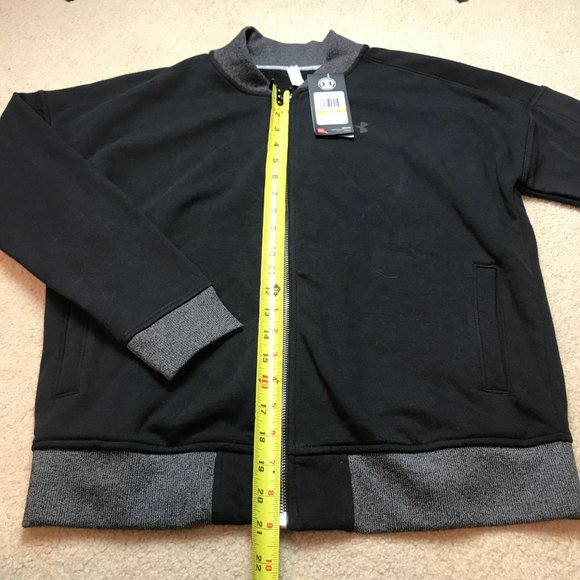Under Armour Black Threadborne Full Zip Fleece - Picture 4 of 8